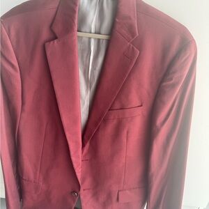Hart Schaffner Marx Red Sport Coat Classic Design